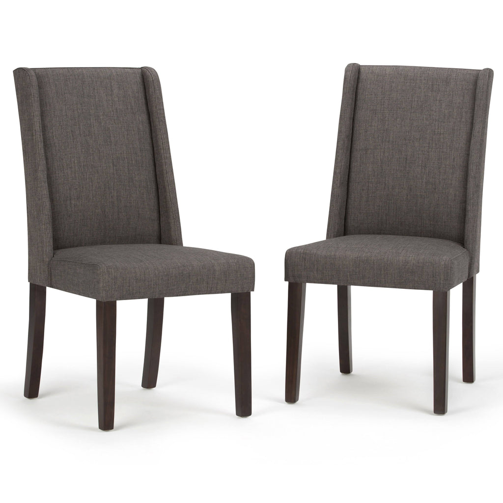 Slate Grey Dining Chair Set of 2 I821642