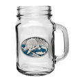 Blue Pewter Accent Mason Jar Mug J795146