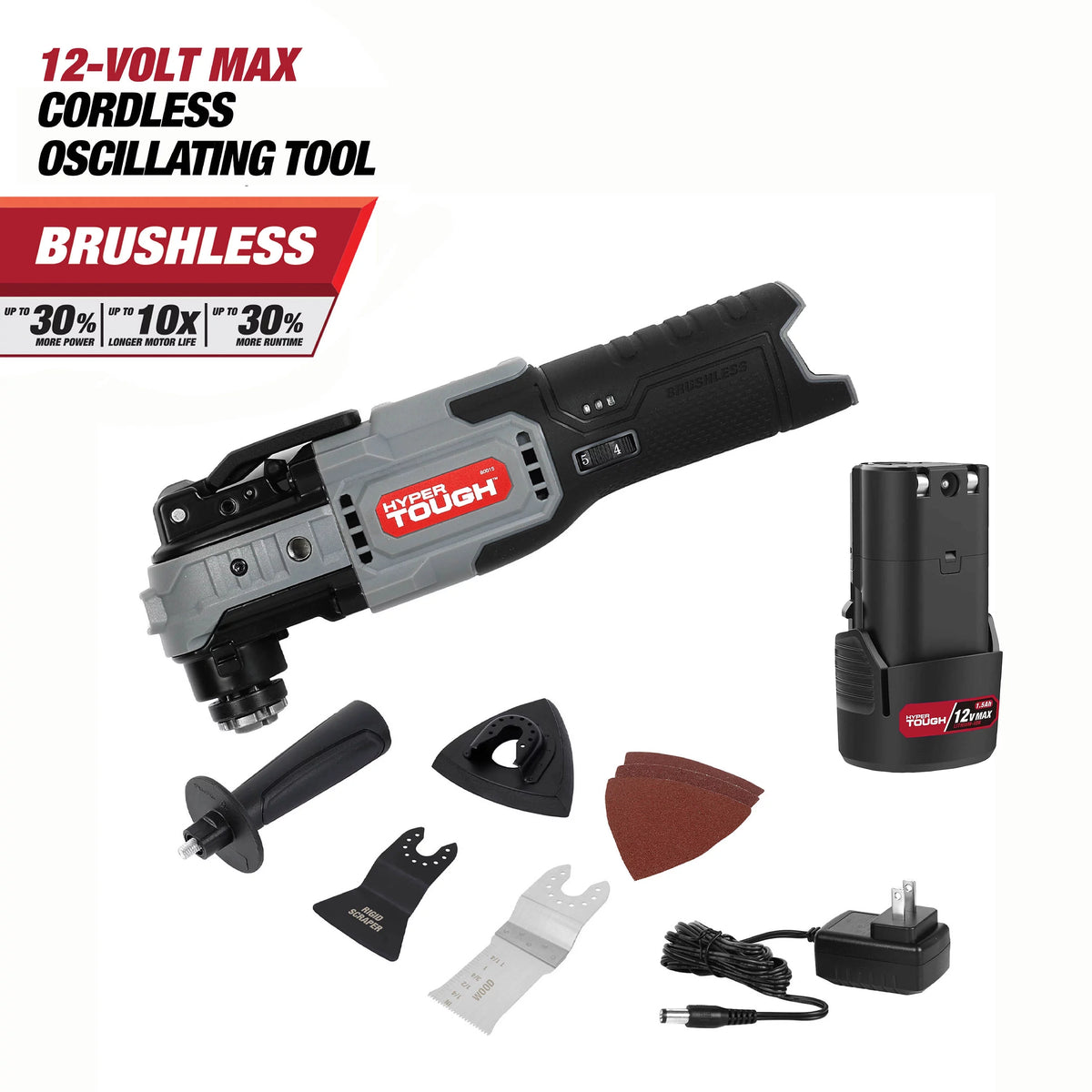 12 Volt Max Brushless Oscillating Tool and Cordless Reciprocating Saw with Battery and Charger E23374