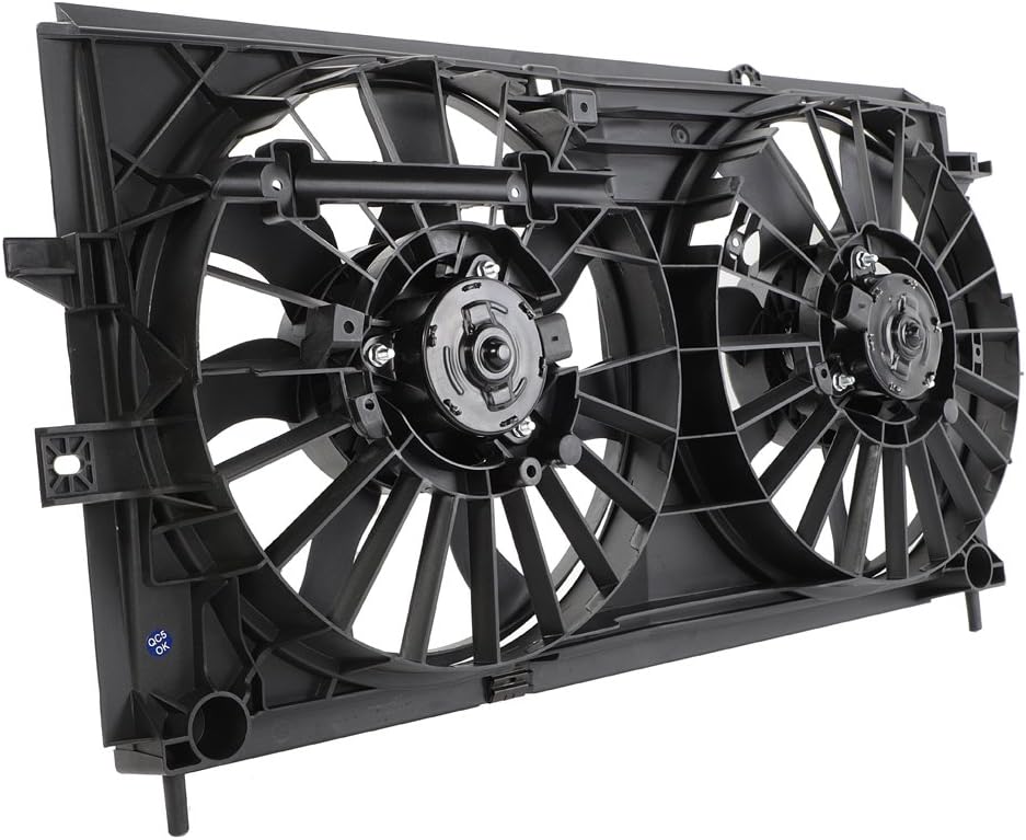 Radiator Cooling Dual Fan Assembly for 2000-2003 Chevrolet Impala Monte V6 3.4L 3.8L M251