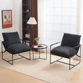 Black Sling Accent Chair Set of 2 Q384281