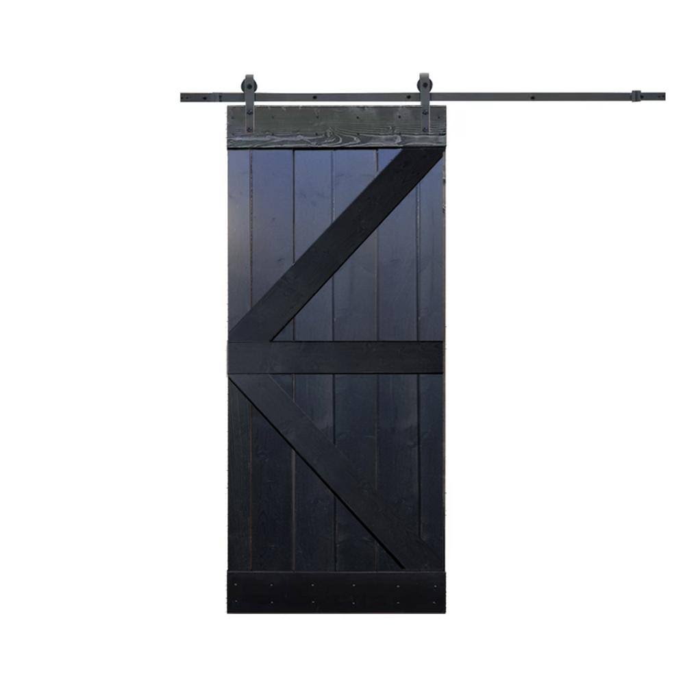 Knotty Pine Solid Wood Interior Barn Door Slab Z3868
