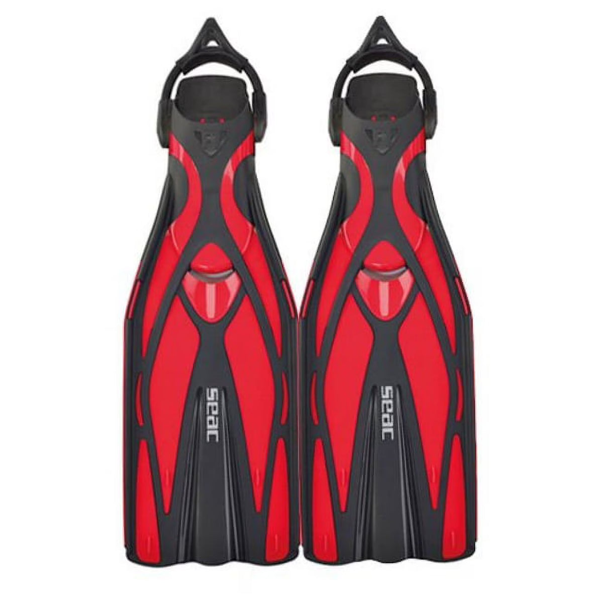 Red S/M Scuba Diving Fins N1087