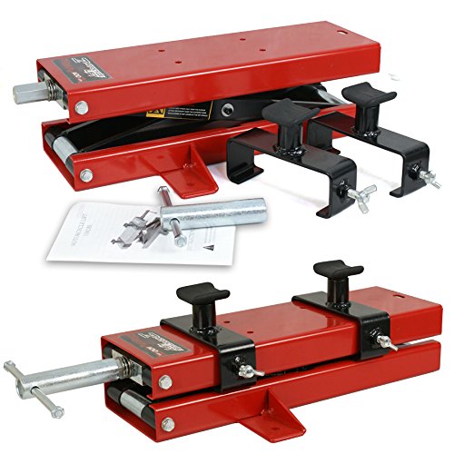 1100 lbs Red Black Motorcycle Jack Lift Stand N74063