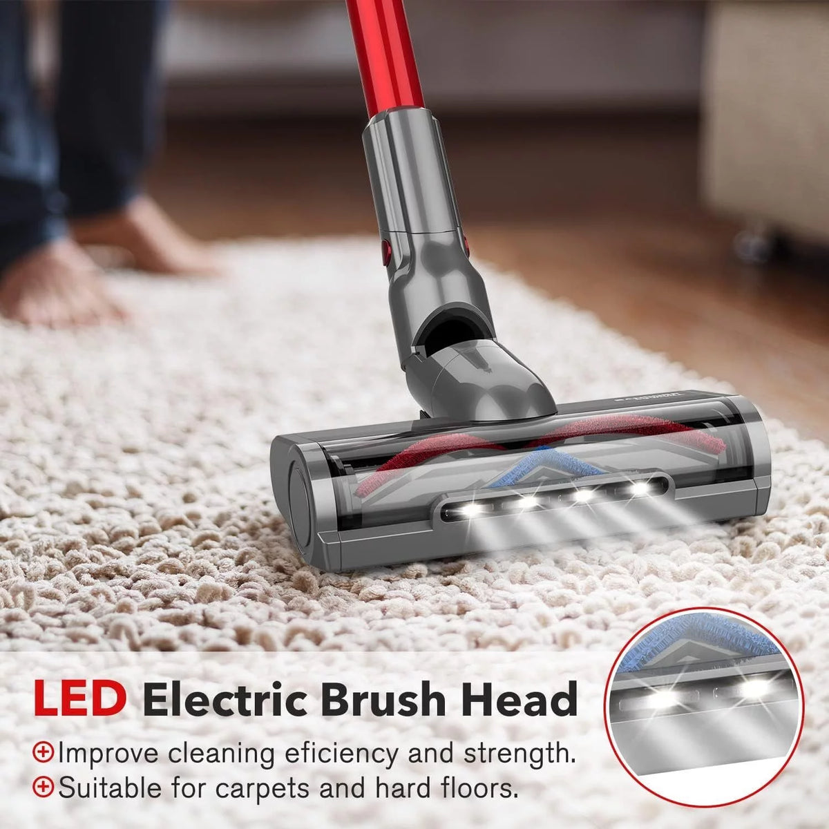 Cordless Stick Vacuum Cleaner H256