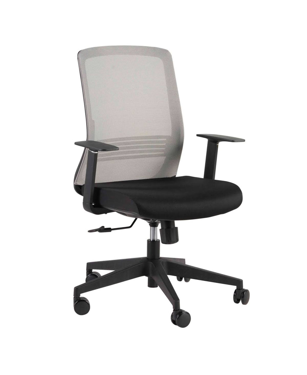 Orange Office Chair with Adjustable Arms N70013