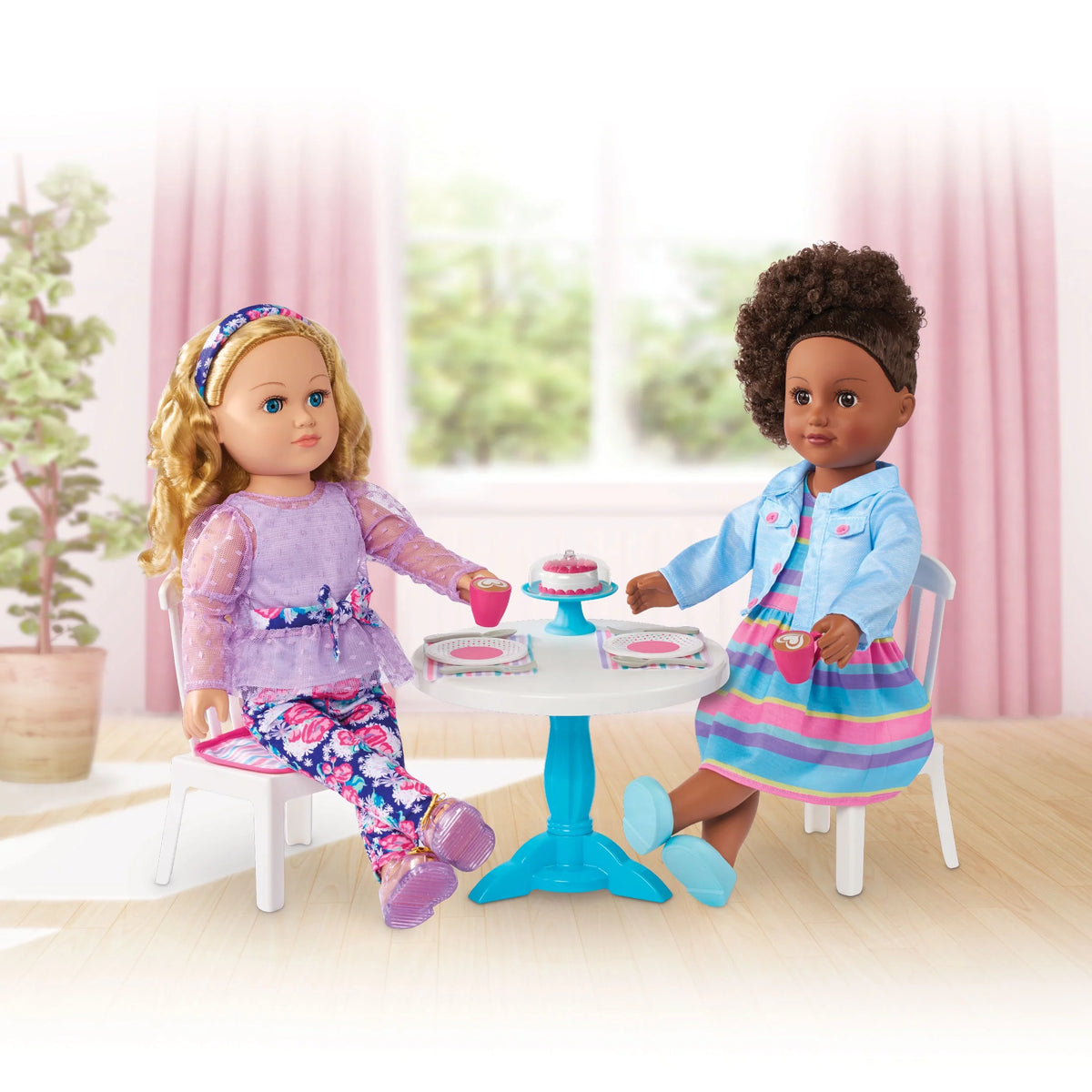 15 Piece Dining Room Play Set for 18 Inch Dolls I78719