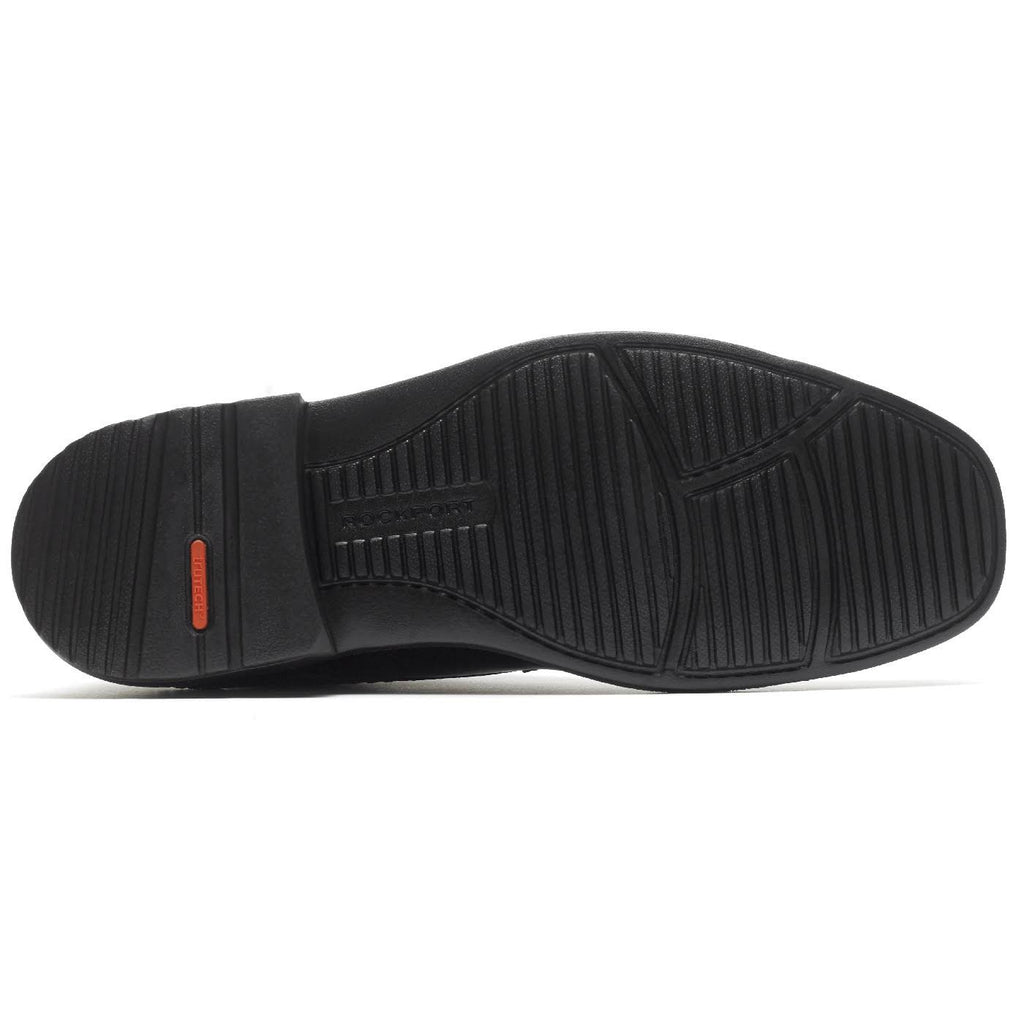 Men's Rockport Apron Toe Shoes, Size 8, Black S49170