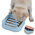 Slow Feeding Dog Bowl Striped Pattern Q850