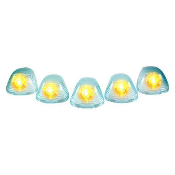 Super White Cab Roof Light Lens, 5-Piece Kit T2546