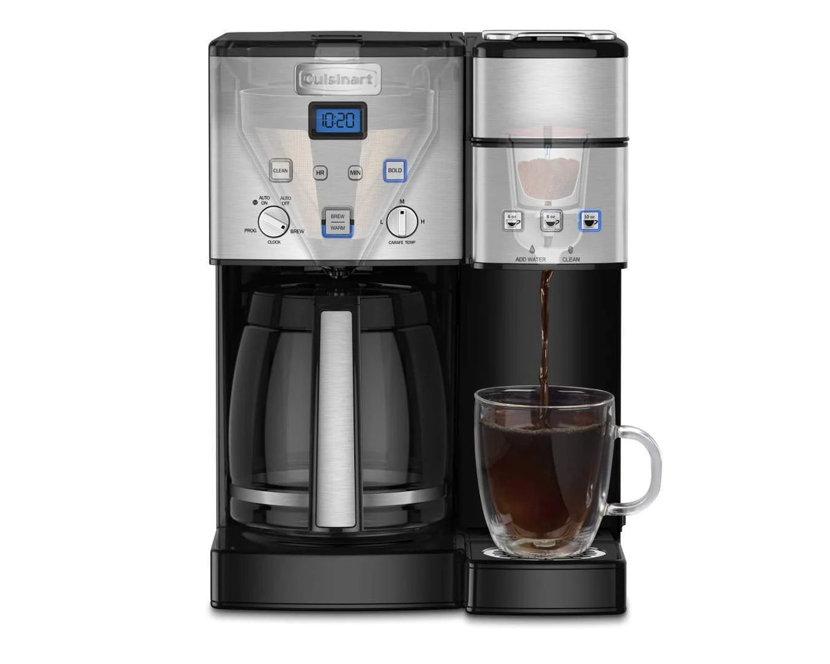 12 Cup Coffeemaker and Single-Serve Brewer W594