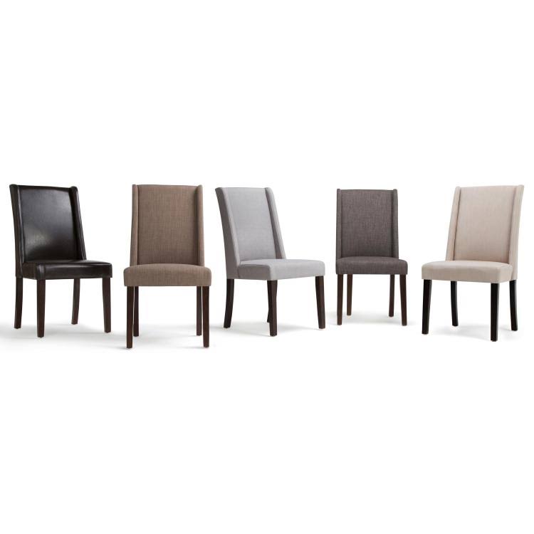 Slate Grey Dining Chair Set of 2 I821642