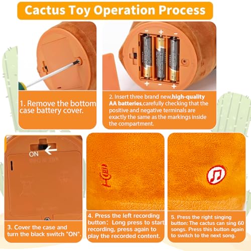 Talking Cactus Toy K2978
