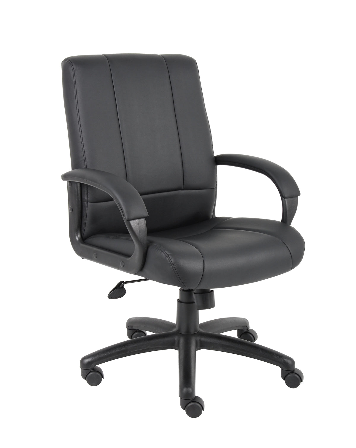 Black Mid-back Leather Executive Chair E26612