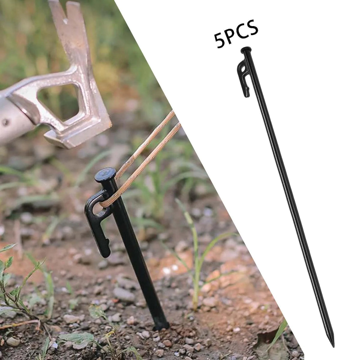 Unbreakable Tent Pegs Camping Stakes 40cm I1190