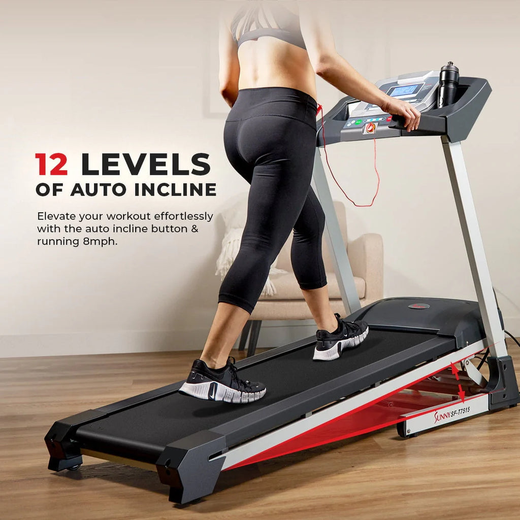 Foldable Treadmill with Auto Incline D94794