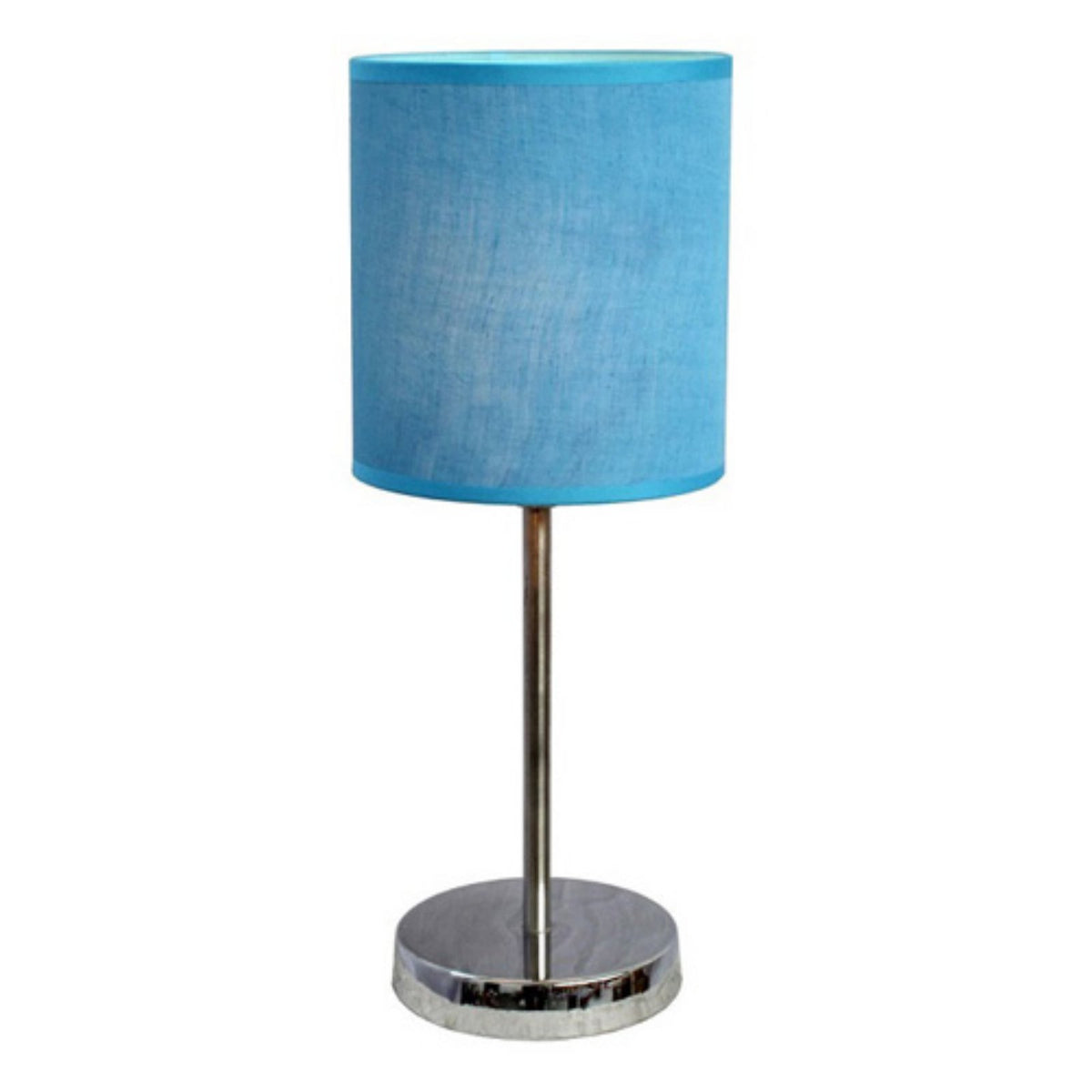 White Mini Table Lamp with Fabric Shade T475