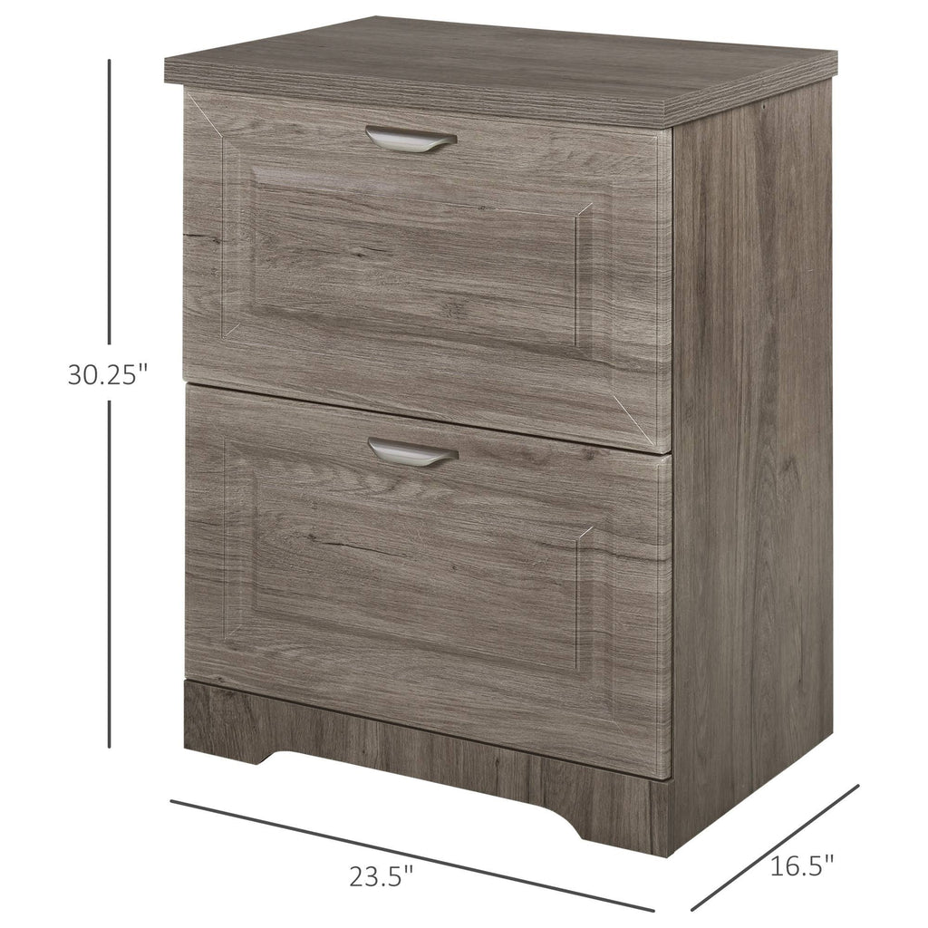 Oak 2-Drawer Lateral File Cabinet U97852