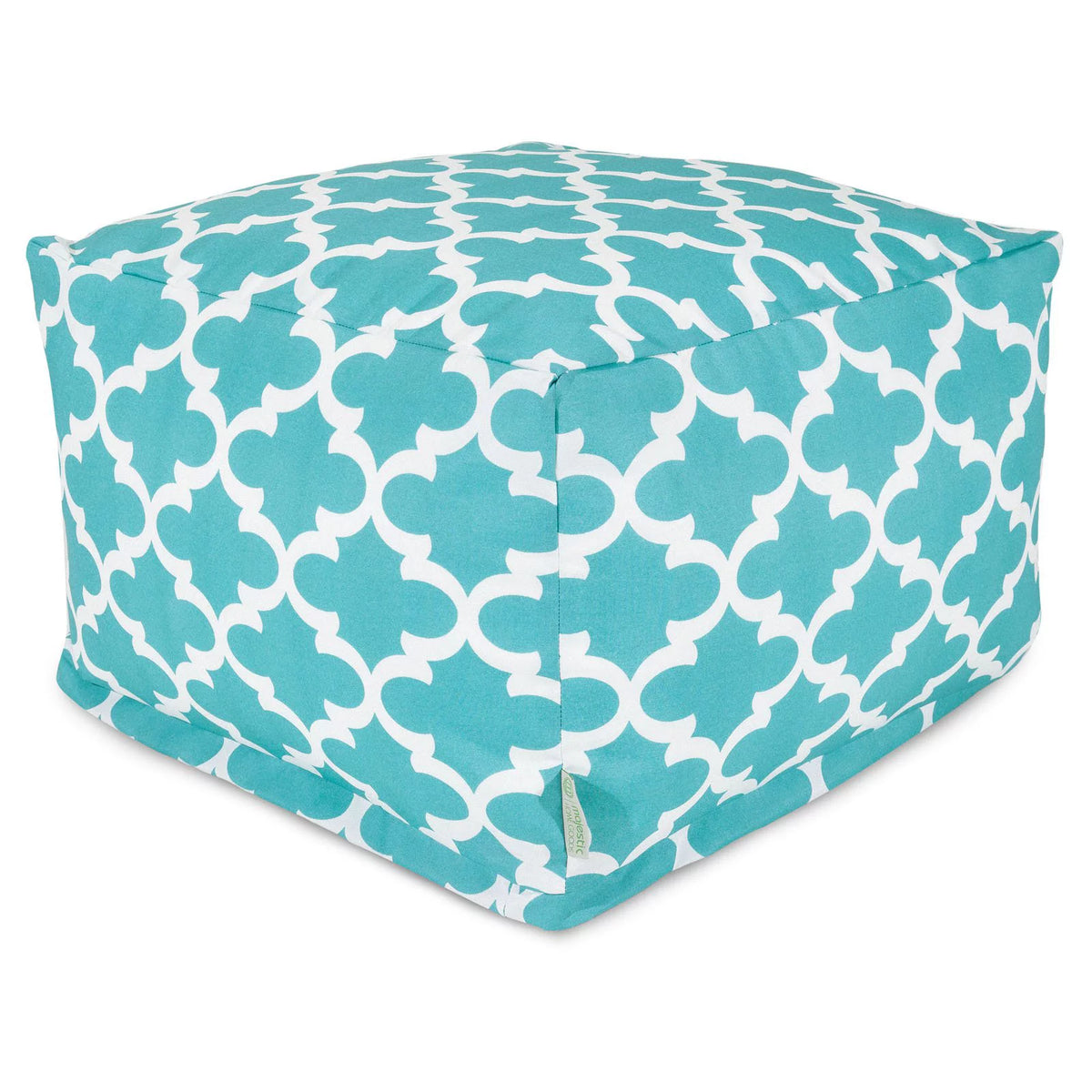 Trellis Indoor Outdoor Fabric Ottoman R4599