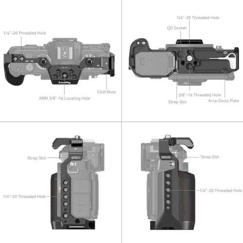 Camera Cage with Grip and Quick-Release Plate U725549