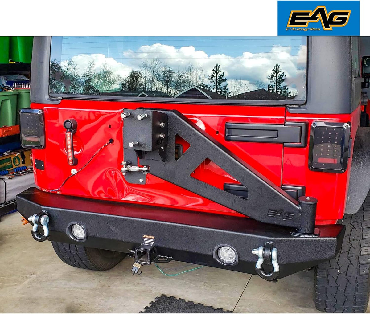 Front Bumper with Tire Carrier Combo V819