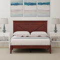 Solid Wood Platform Bed Full Q2076