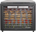 10-Tray Electric Food Dehydrator with Adjustable Temperature Control, 800-Watts, Black Q48753