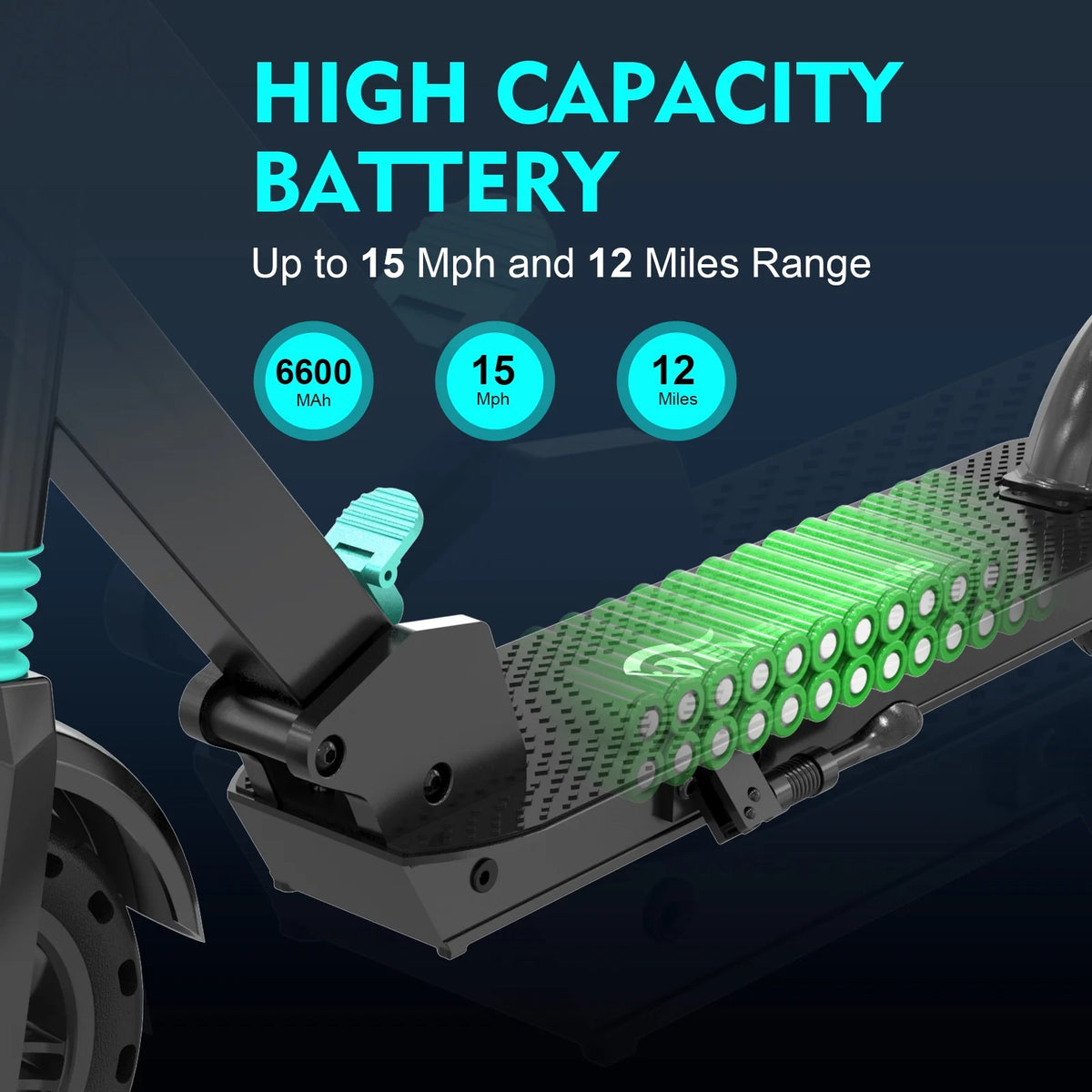 Electric Scooter 350W Motor 15 MPH Foldable E315