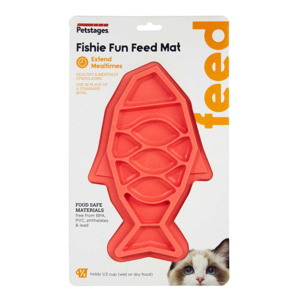 Fishie Fun Feed Mat Cat Feeder T9271