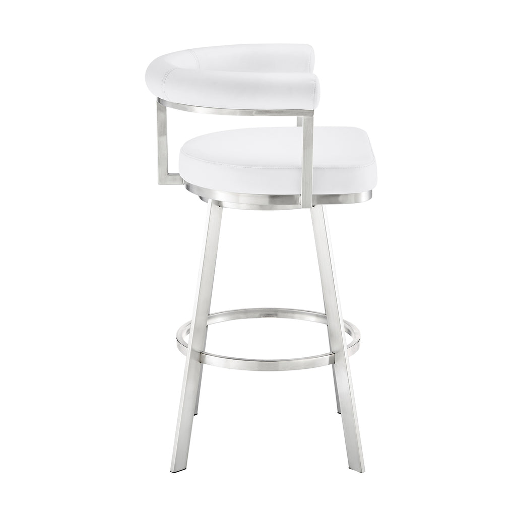Black/Chrome Swivel Bar Stool K225008