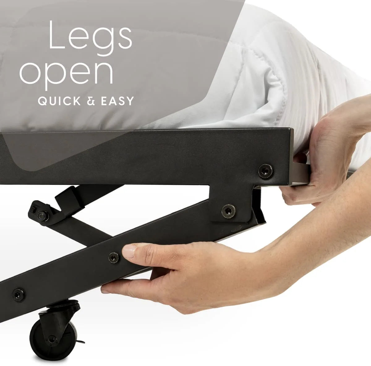 Black Metal Twin Daybed with Trundle V555