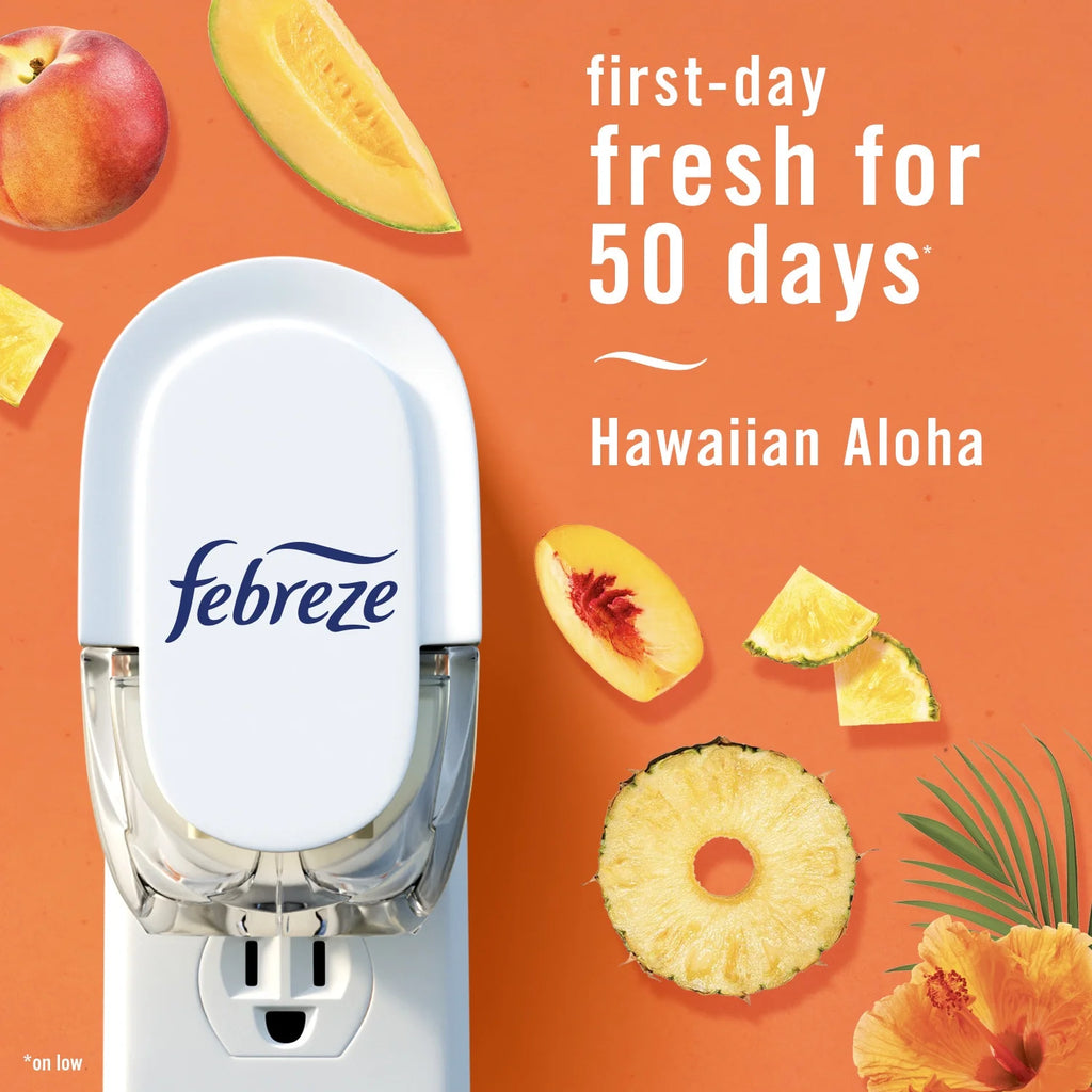 Hawaiian Aloha Air Freshener Refill, (2) 0.87 fl oz Oil Refills L37089