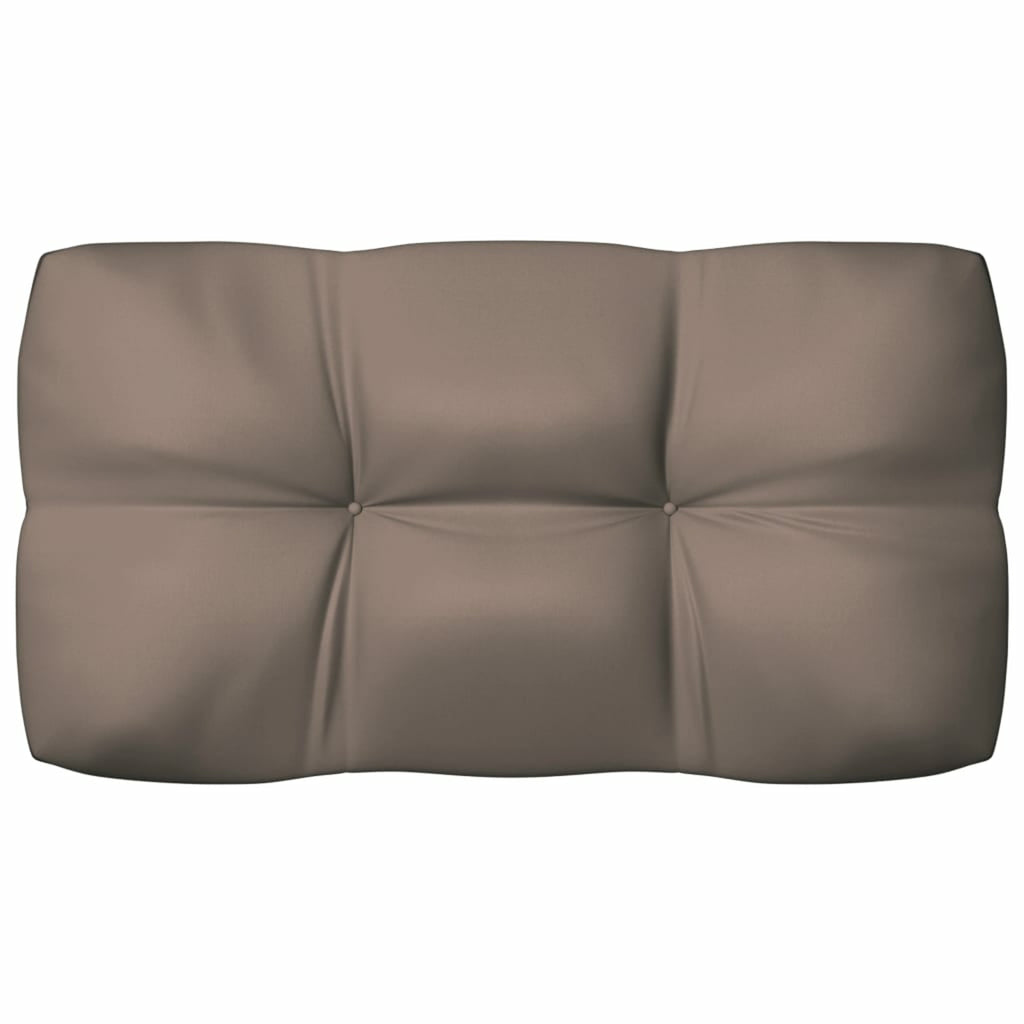 Set of 5 Taupe Fabric Pallet Sofa Cushions M749