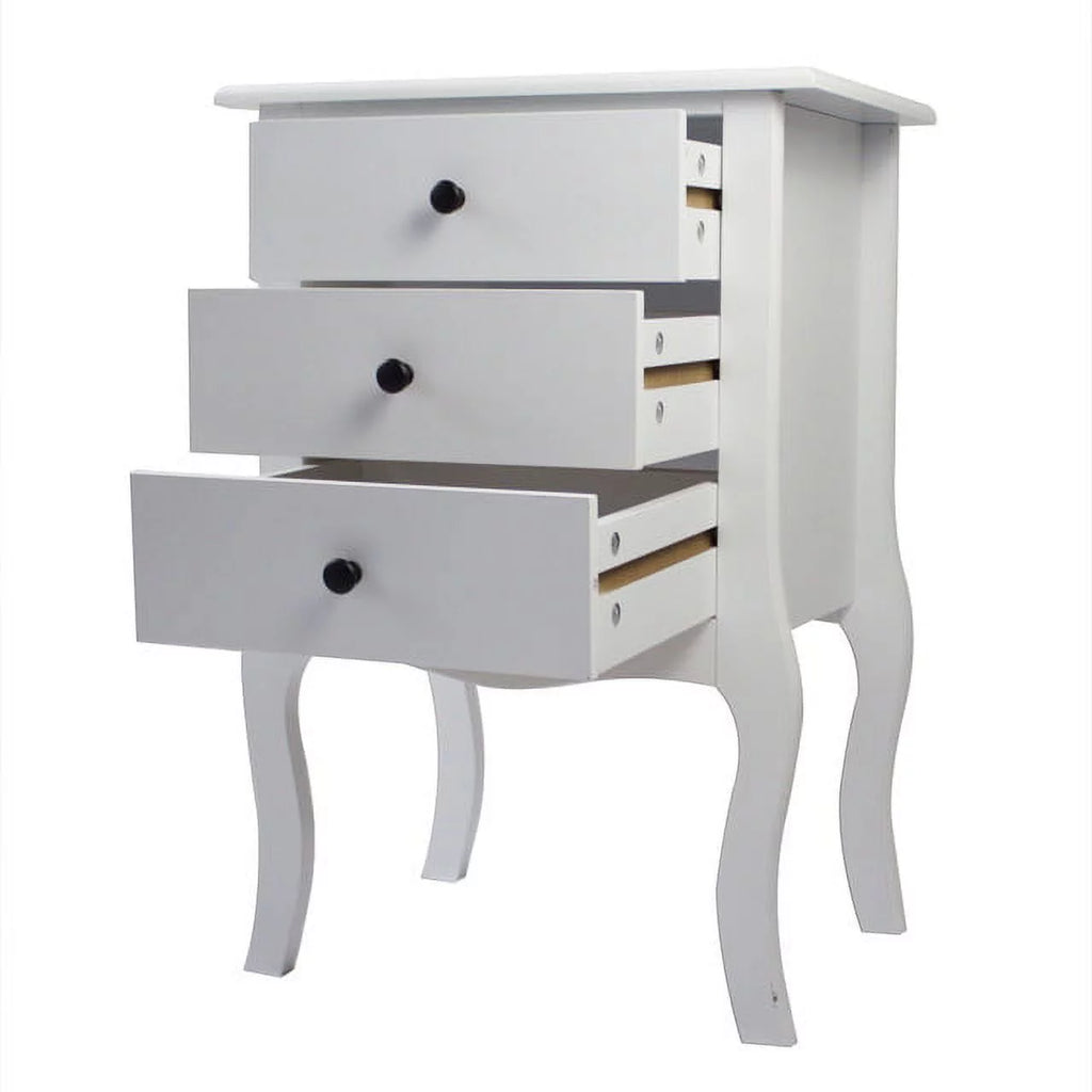 3 Drawer Narrow Nightstand R504