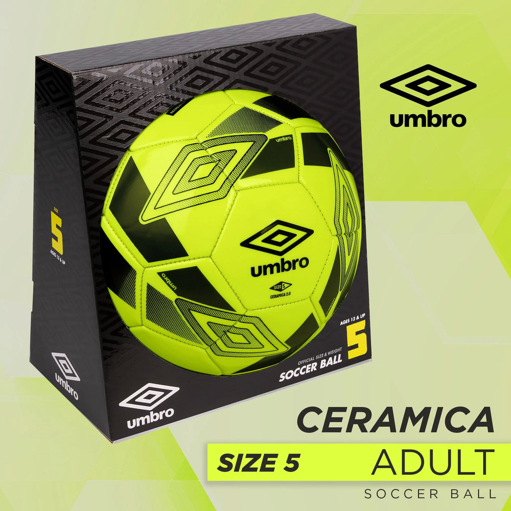 Size 5 Youth Soccer Ball, Yellow Z59725