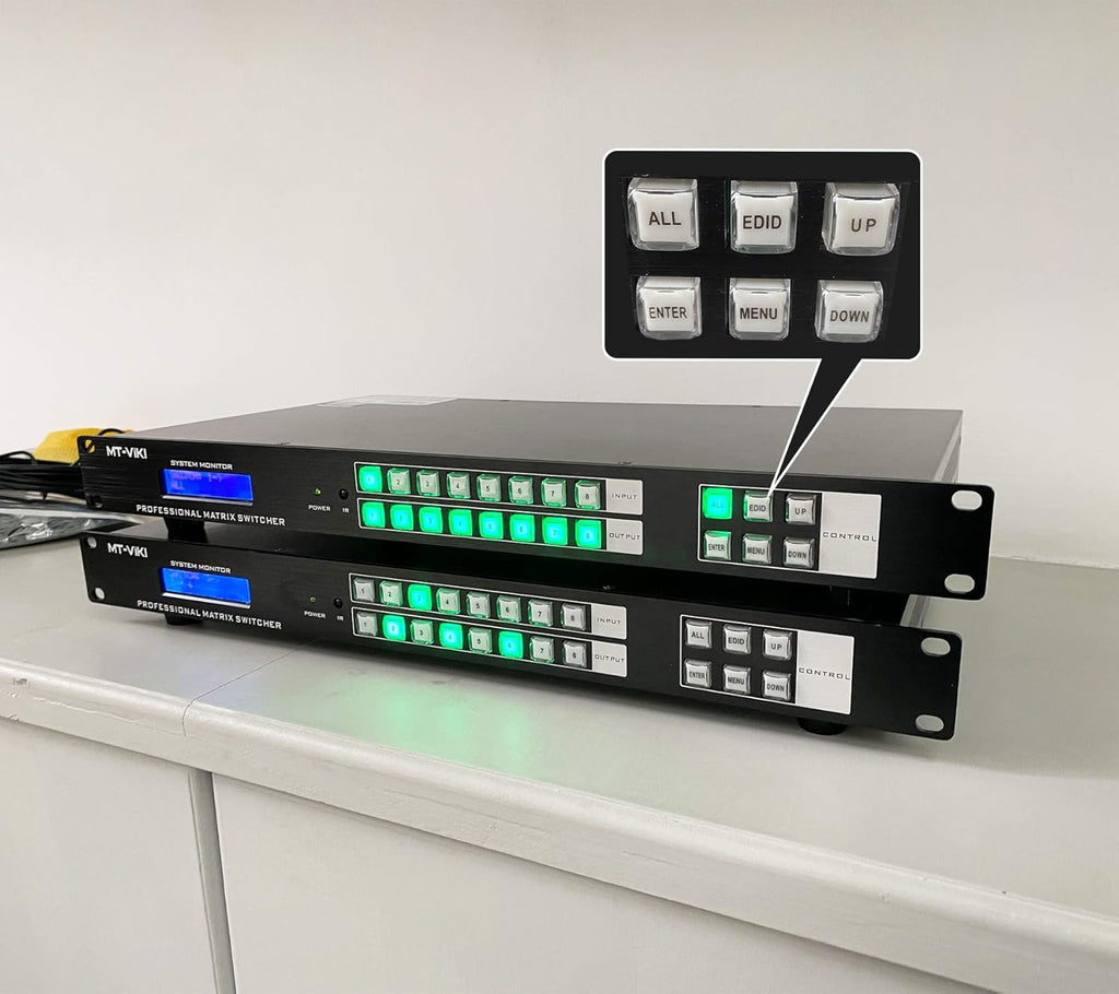 8x8 HDMI Matrix Switch 4K@30Hz with RS232 LAN Port U64276
