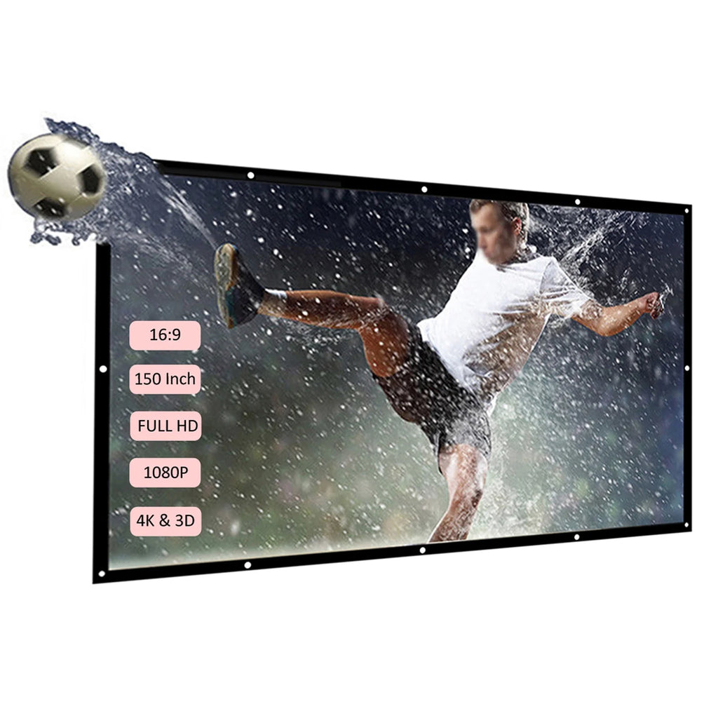 150 Inch 16 9 White Projector Screen O447750