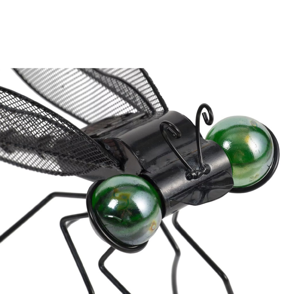 Night Black and Green Dragonfly Shaped Decorative Figurine T358