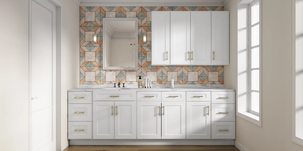 Shaker White Plywood Wall Kitchen Cabinet R30256