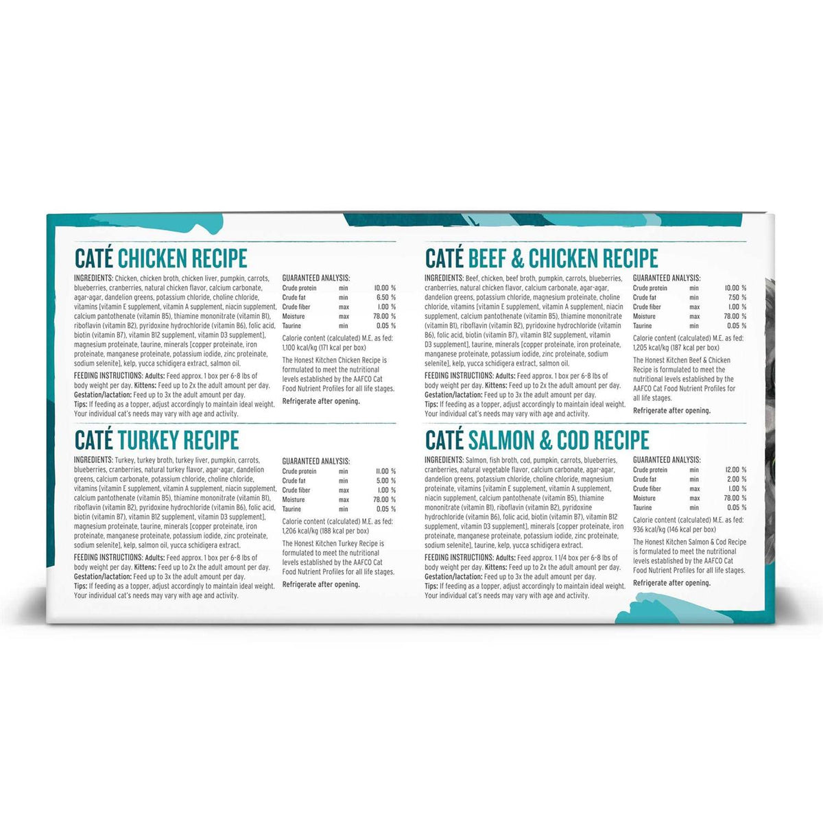 Grain Free Wet Cat Food Variety Pack K6796