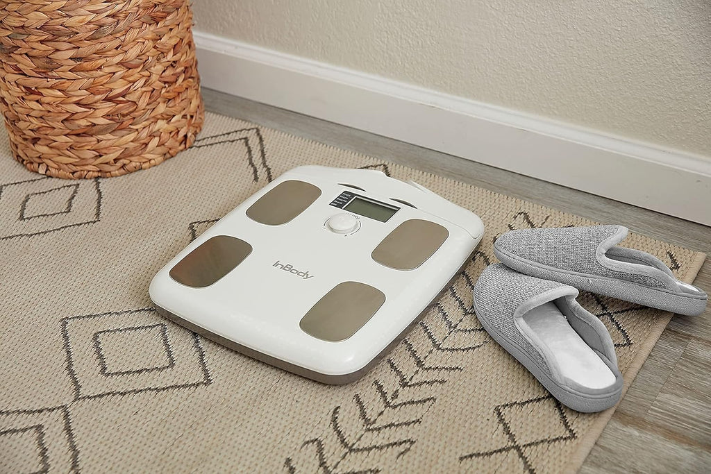 Soft White Full Body Composition Analyzer Scale O9473