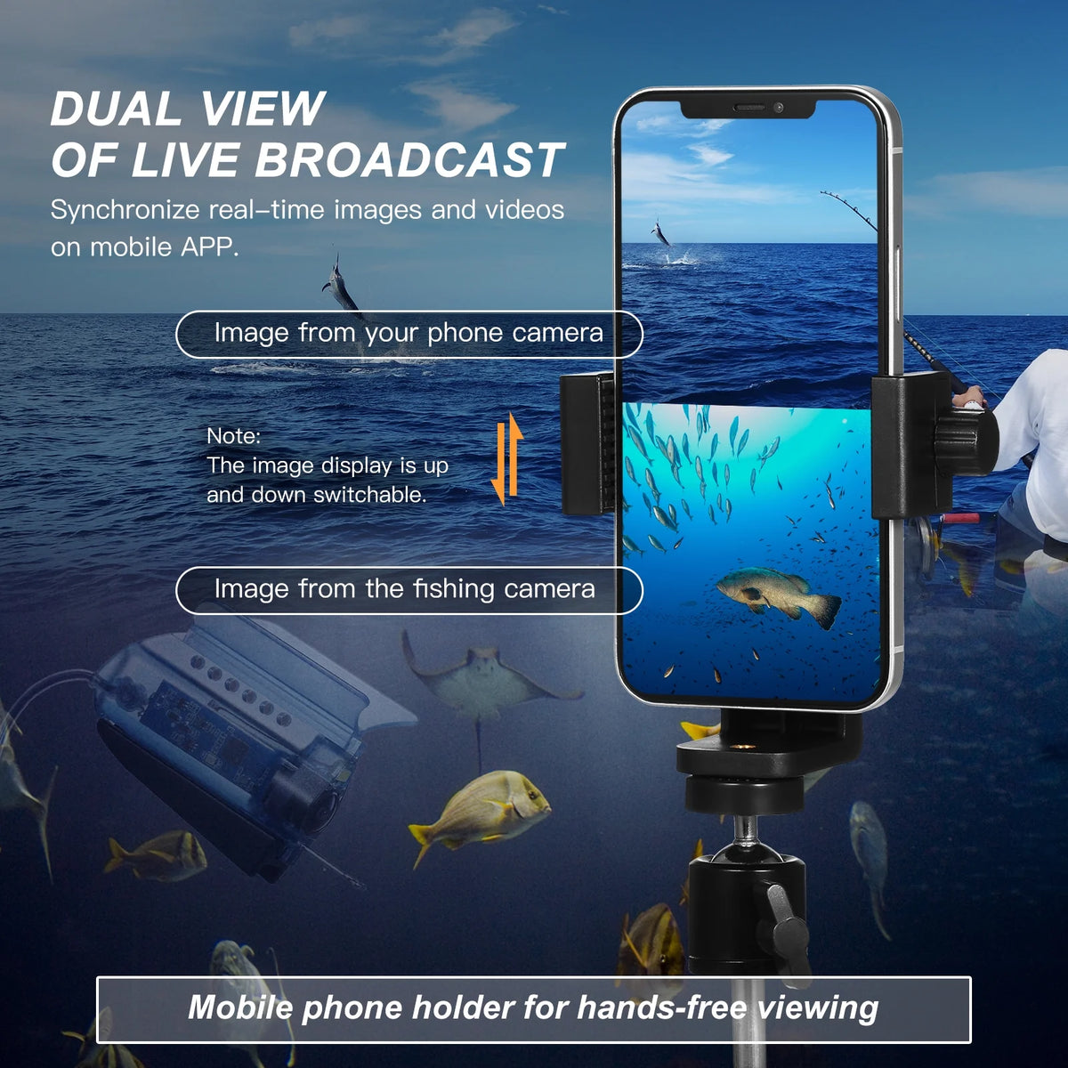 1080P Underwater Fishing Camera with 50M Cable Y3209