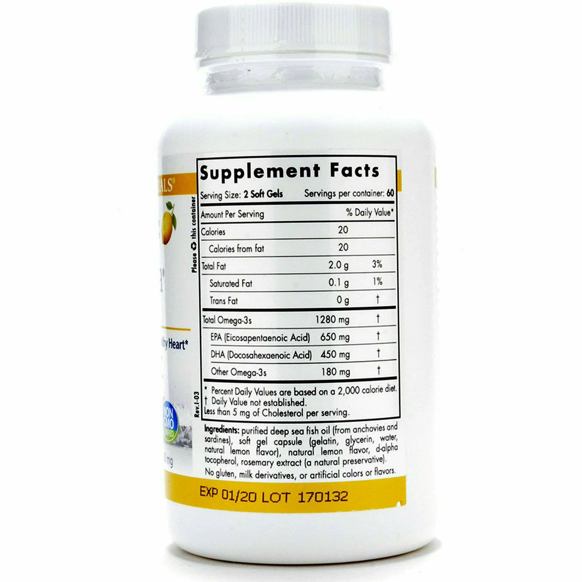 Lemon 650 EPA/450 DHA F8375