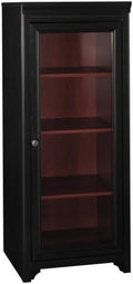 Antique Black and Hansen Cherry Media Cabinet with Door E697