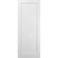 Slab Barn Door Panel 36 x 84 White Silk B457