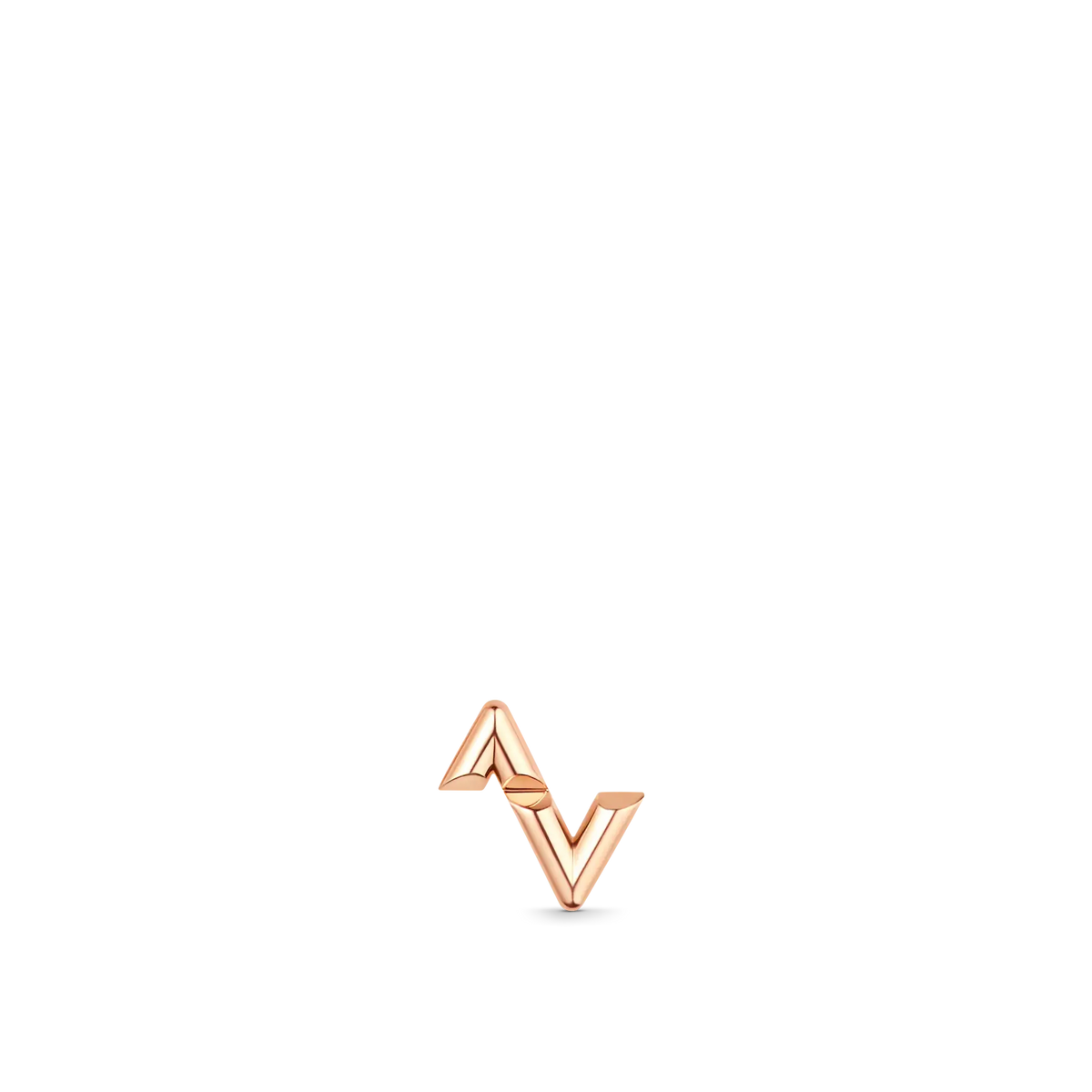Rose Gold Single Stud Earrings Q7835
