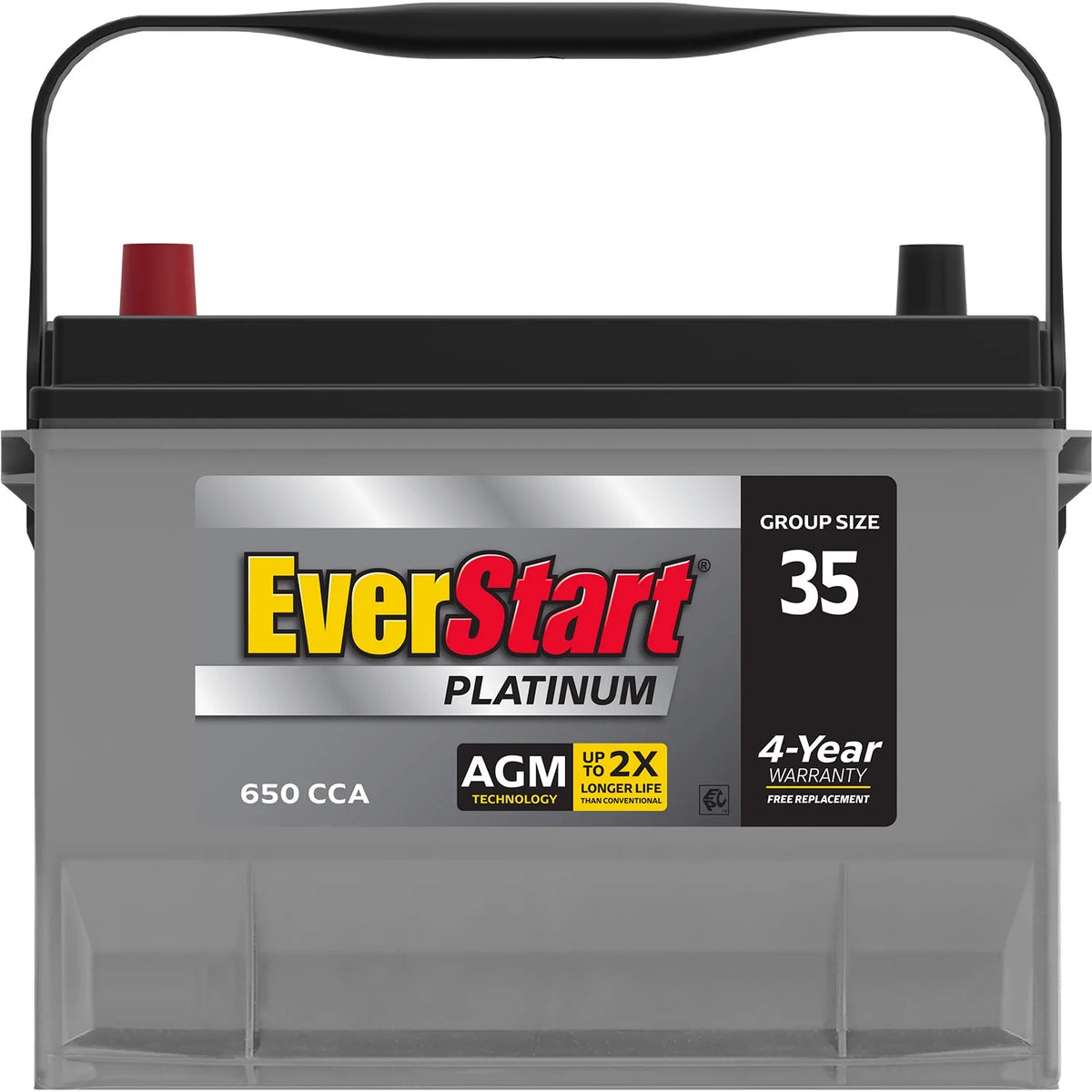 AGM Automotive Battery Group Size 35 12 Volt 650 CCA J234