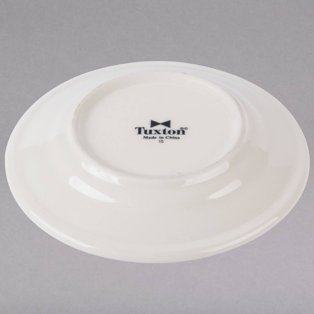 White 6.5 in. Embossed Plate H61915
