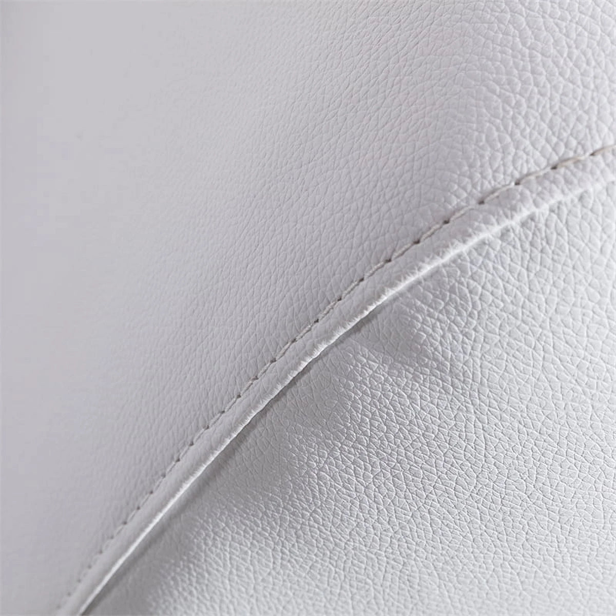 White Faux Leather Sofa G8013