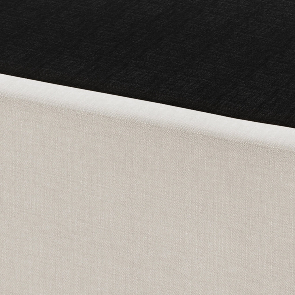 Wood Box Spring Mattress Foundation 8 Queen Beige Q40317